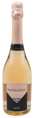 Santa Julia Sparkling Brut Rose Wine - 750 ML - Image 1