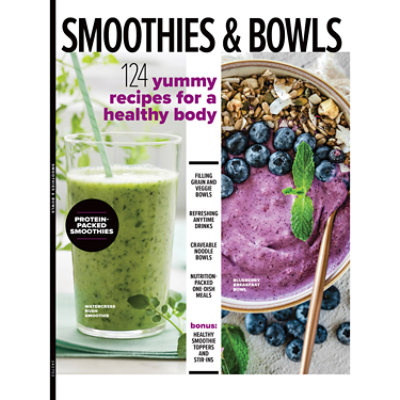 Smoothies & Bowls 124 Yummy Recipes for a Healthy Body - Each - Image 1