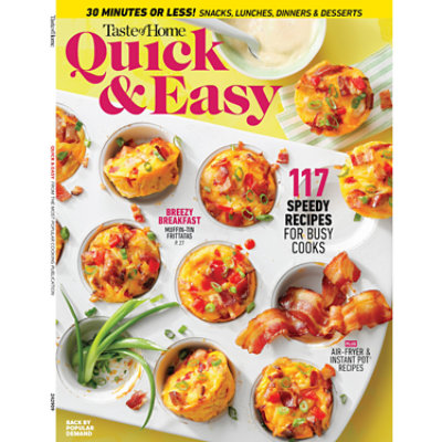 Taste of Home Quick & Easy Recipes for Busy Cooks - Each - safeway