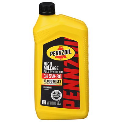 Pennzoil Full Synthetic High Mile 5w-30 - 32 FZ - Image 1
