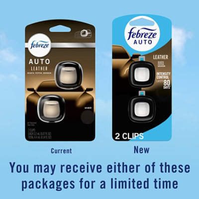 Febreze Auto Leather Air Freshener Vent Clip - .14 FZ - Image 3