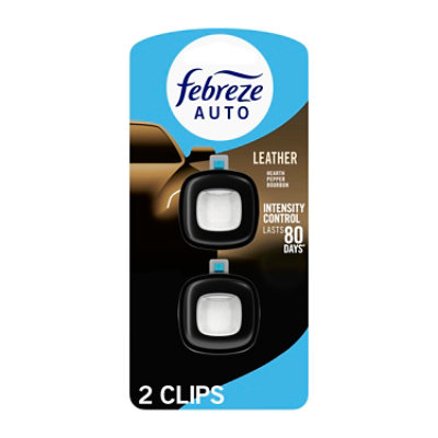 Febreze Auto Leather Air Freshener Vent Clip - .14 FZ - Image 1