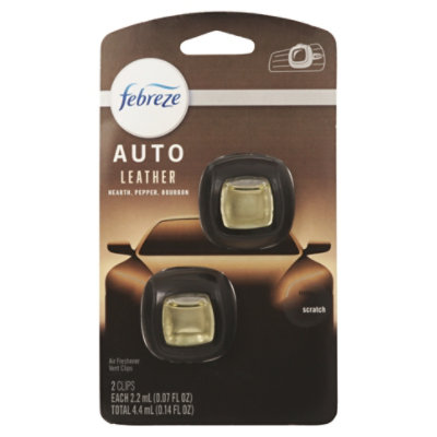 Febreze Auto Leather Air Freshener Vent Clip - .14 FZ - Image 1