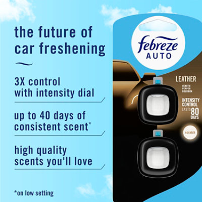 Febreze Auto Leather Air Freshener Vent Clip - .14 FZ - Image 2