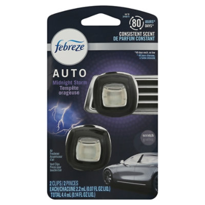 Febreze Auto Midnight Storm Car Vent Clip - .14 FZ - Image 1