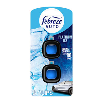 Febreze Auto Platinum Air Freshener Car Vent Clip - 0.14 FZ - Image 1