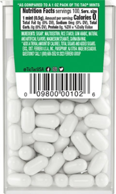 Tic Tac Fresh Breath Mints Freshmints Hard Candy Mints 1.7oz Single Pack 100 Pieces - 1.7 OZ - Image 6