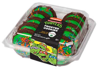 Kimberleys Bakeshoppe Teenage Mutant Ninja Turtles Frosted Cookies 10 Count 13.5 Ounces - 13.5 OZ - Image 1