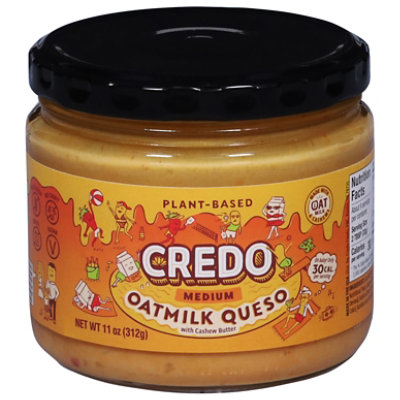 Credo Foods Queso Oatmilk Medium - 11 OZ - Image 1