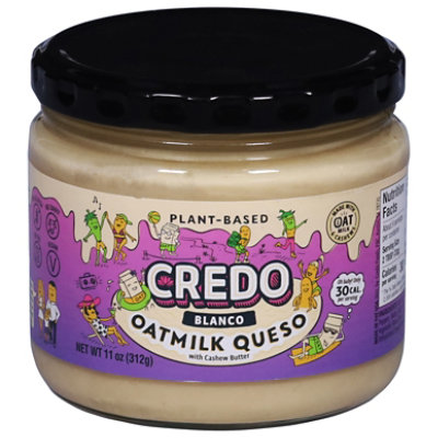 Credo Foods Queso Oatmilk Blanco - 11 OZ