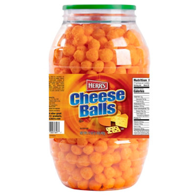 Herrs Cheese Ball Barrel 17oz - 17 OZ - Image 3