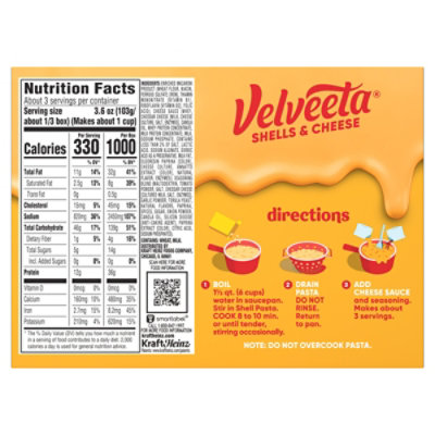 Velveeta Pizza Flavored Shells & Cheese with Shell Pasta Cheese Sauce and Seasoning - 10.9 Oz - Image 5