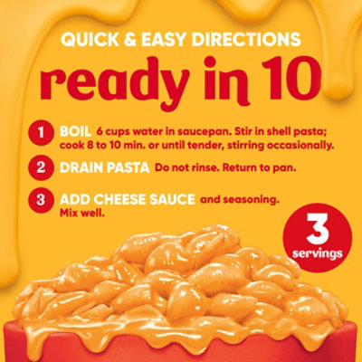 Velveeta Buffalo Style Shells & Cheese with Shell Pasta - Cheese Sauce and Seasoning - 11 Oz - Image 2