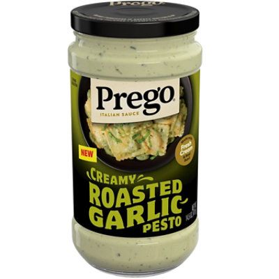 Prego Creamy Roasted Garlic Pesto Pasta Sauce - 14.5 Oz - Image 1