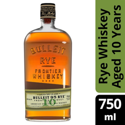 Bulleit 10 Yr Rye Whiskey 750 Ml - 750 ML - Image 1