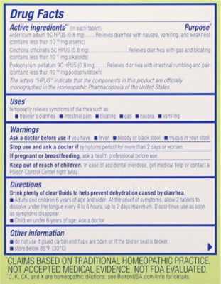Boiron Diaralia Tablets - 60 CT - Image 5