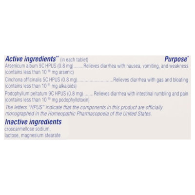 Boiron Diaralia Tablets - 60 CT - Image 4