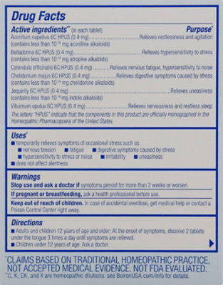 Boiron Stresscalm Tablets - 60 CT - Image 5