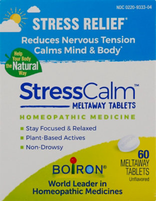 Boiron Stresscalm Tablets - 60 CT - Image 2