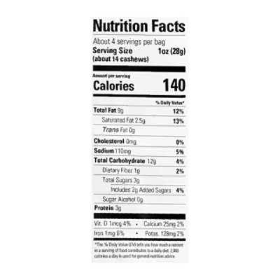 SkinnyDipped Salty & Sweet Cinnamon Crunch Cashews Pouch - 4 Oz - Image 4