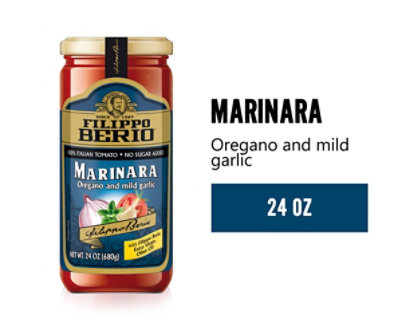 Filippo Berio Marinara Pasta Sauce 24oz - 24 OZ - Image 1