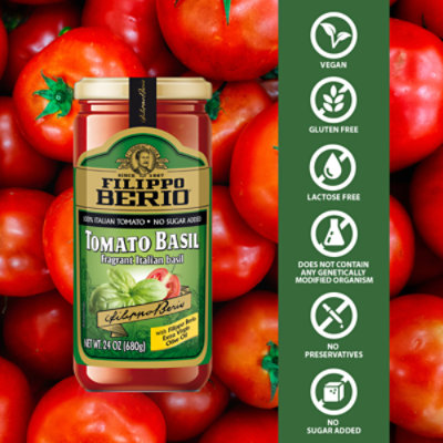 Filippo Berio Basil Pasta Sauce - 24 OZ - Image 7