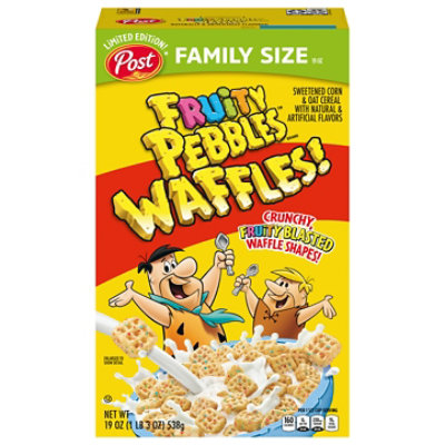 Fruity Pebbles Waffles Family Size - 19 OZ - Image 3