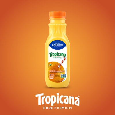 Tropicana Pure Premium Original No Pulp 100% Orange Juice With Calcium  11 Fz - 11 FZ - Image 6