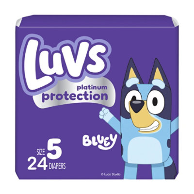 Luvs Platinum Protection Diapers Base Version 2x/duo 5/junior - 24 CT