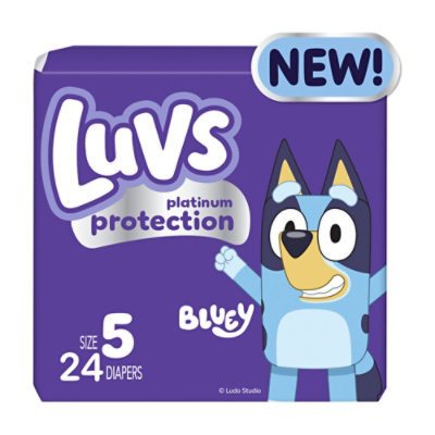 Luvs Platinum Protection Diapers Base Version 2x/duo 5/junior - 24 CT - Image 1