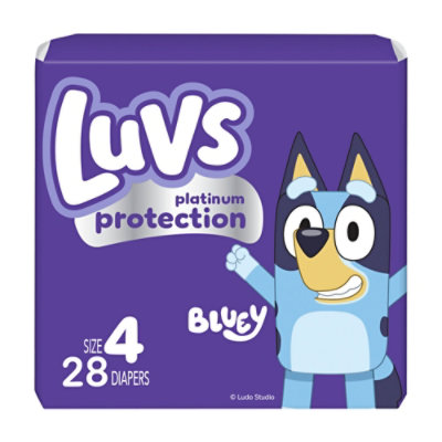 Luvs Platinum Protection Diapers Base Version 2x/duo 4/maxi - 28 CT
