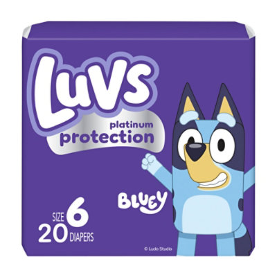 Luvs Platinum Protection Diapers Base Version 2x/duo 6/giant - 20 CT - Image 1