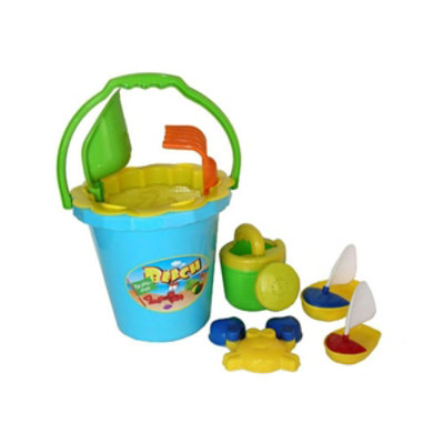 Sunshine Trading Bucket Sand Toy - 8 Piece Set - Image 1