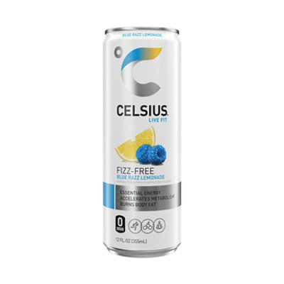 Celsius Blue Razz Lemonade 12fz - 12 FZ - Image 1