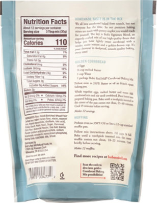 Bobs Red Mill Mix Baking Cornbread - 13 OZ - Image 6