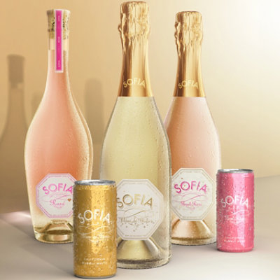 Sofia Mini Brut Rose Wine California - 4 - 187 ML - Image 4