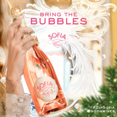 Sofia Mini Brut Rose Wine California - 4 - 187 ML - Image 2