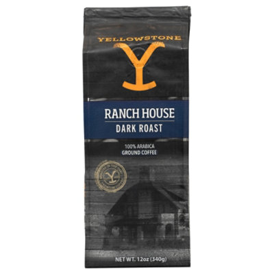 Yellowstone Coffee Rnch Hous Drk Rst - 12 OZ - Image 1