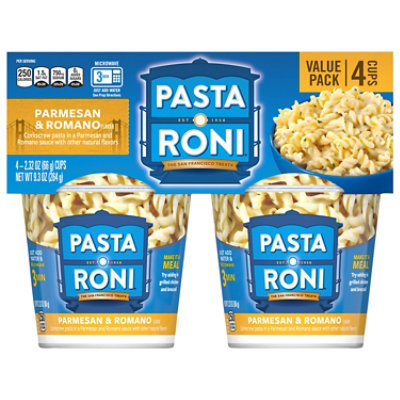 Pasta Roni Corkscrew Pasta Parmesan & Romano Flavor 2.32 Oz 4 Count - 4-2.32 OZ