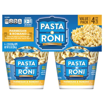 Pasta Roni Corkscrew Pasta Parmesan & Romano Flavor 2.32 Oz 4 Count - 4-2.32 OZ - Image 3