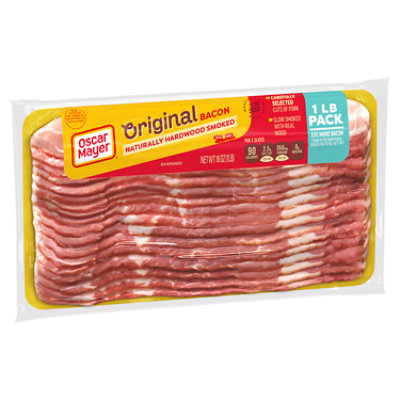 Oscar Mayer Original Naturally Hardwood Smoked Bacon - 16 Oz - Image 1