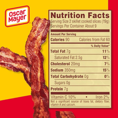 Oscar Mayer Original Naturally Hardwood Smoked Bacon - 16 Oz - Image 5