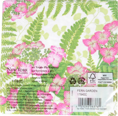 Fern Garden Cocktail Napkin - EA - Image 4