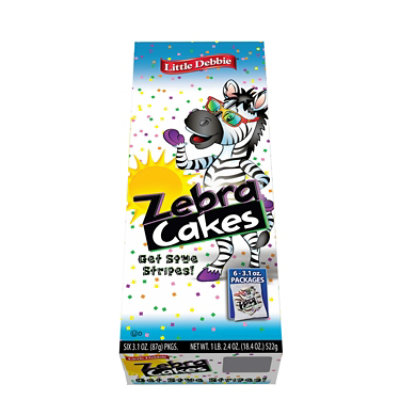 Little Debbie Vending Zebra Cakes FOA - 3.1 ounce (Pack of 54) - Image 1