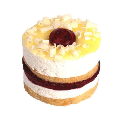 Davids Cookies Raspberry Lemon Drop Cake - 4 Ounce (Pack of 24) - Image 1