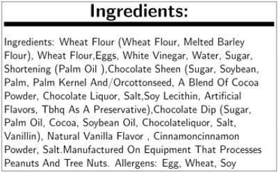Love and Quiches Small Chocolate Cannoli Shells - 120 count - Image 2