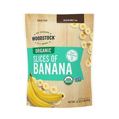Woodstock Organic Banana Slices - 32 Ounce (Pack of 6) - Image 1