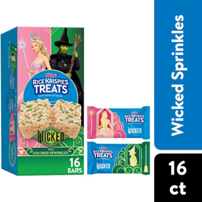 Rice Krispies Treats Original with Colored Sprinkles Kids Snacks 16 Count - 11.2 Oz - Image 1