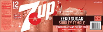 7UP Shirley Temple Zero Sugar Soda Cans - 12-12 Oz - Image 6