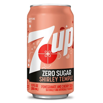 7UP Shirley Temple Zero Sugar Soda Cans - 12-12 Oz - Image 2